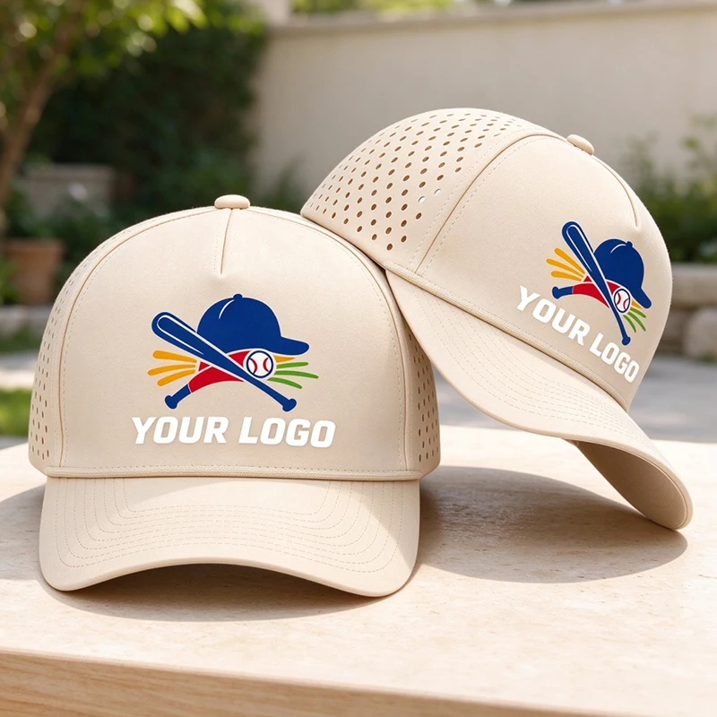 Custom Hat Personalized Baseball Cap Custom Logo Printed Quick Dry Golf Hats Lightweight Adjustable Running Caps Men Women