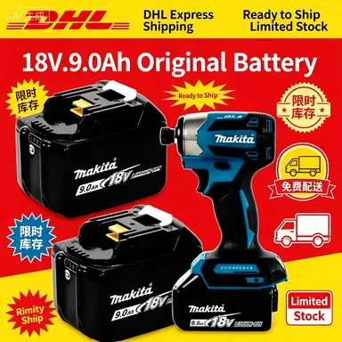Makita 18V LXT Lithium Battery 9.0Ah for BL1890 BL1860B BL1850 & DDF487