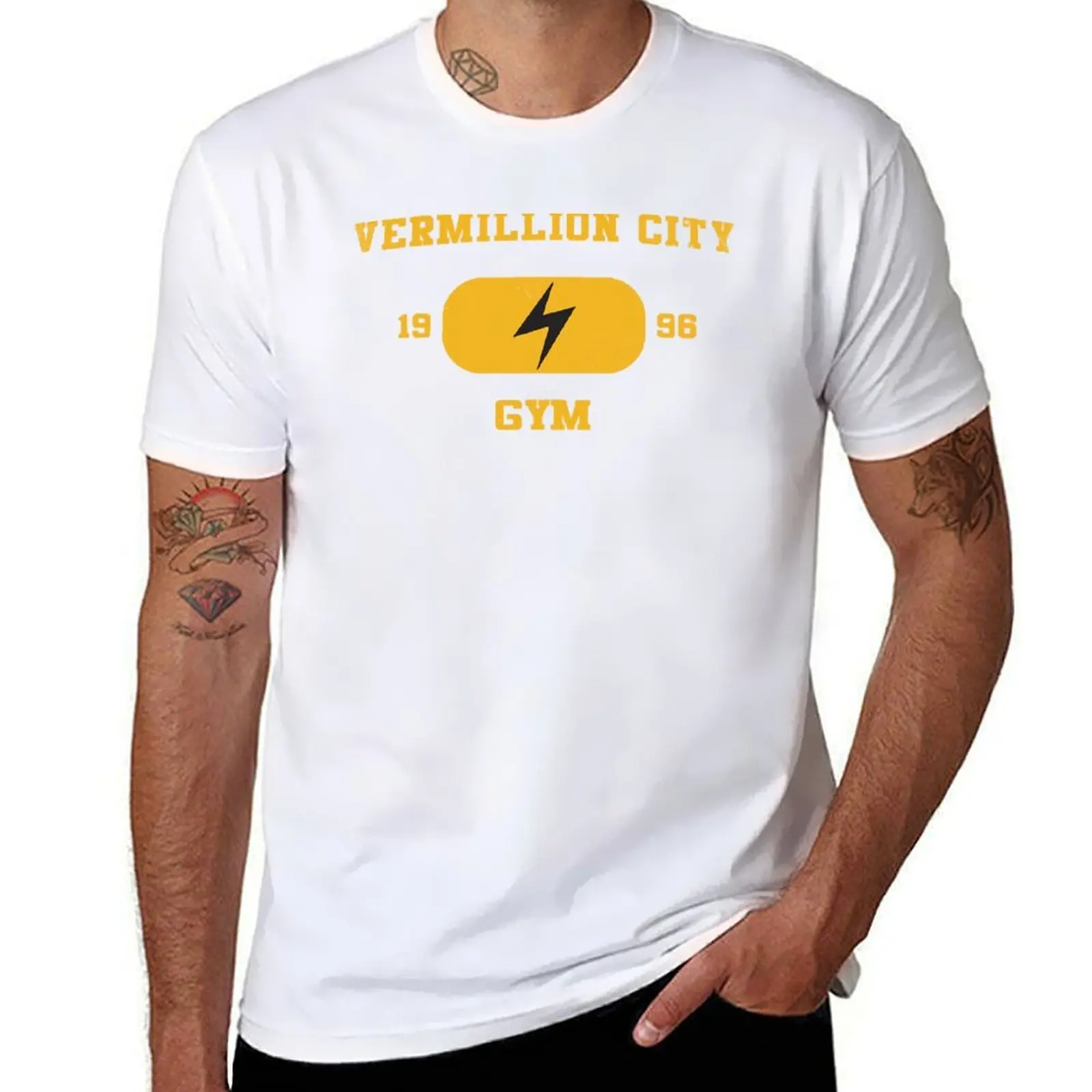 

Vermillion City Gym T-Shirt anime tshirt man t shirts graphic T-Shirt