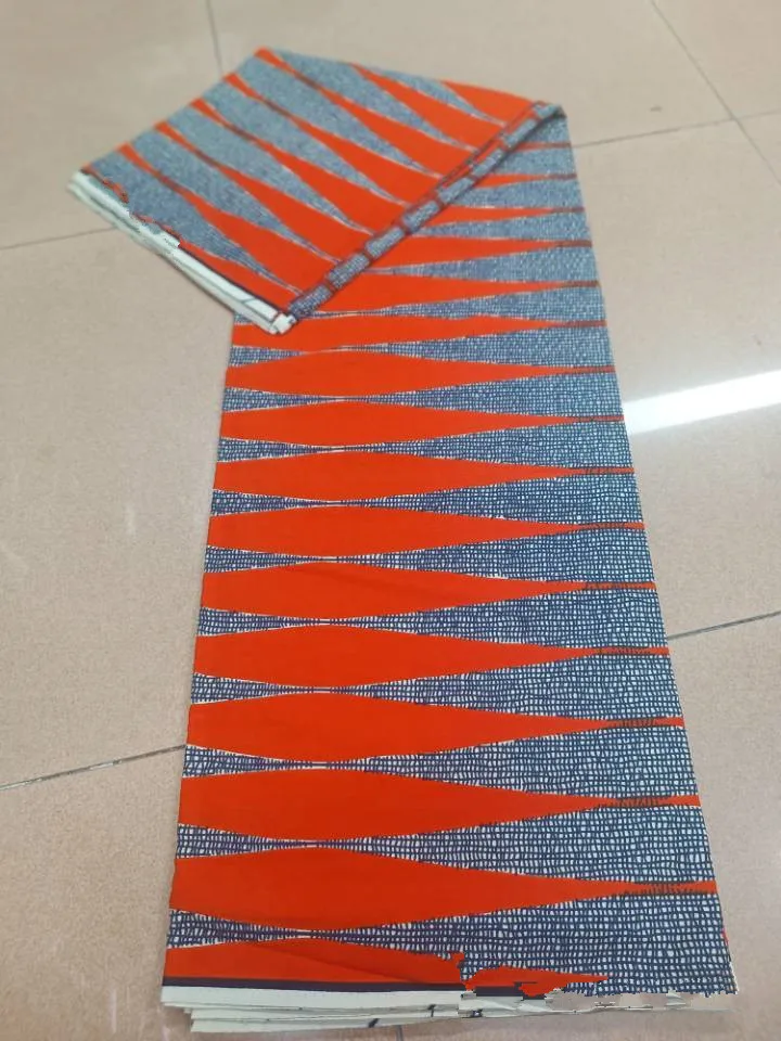 100% cotton Ghana Nigeria Style Most popular Veritable African Wax Real Fabric 6 yards High Quality Ankara Prints wax Material