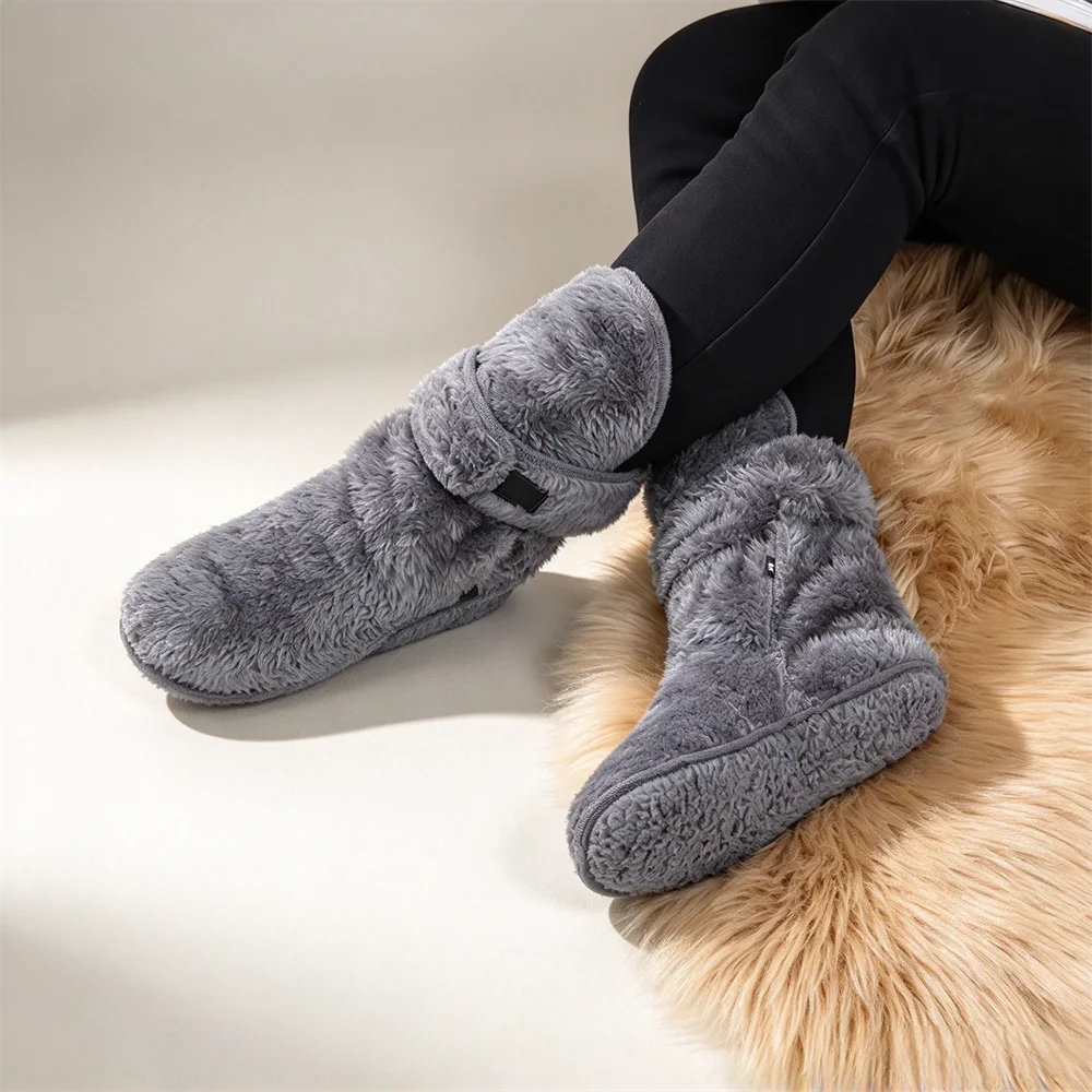 Foot Wrist Protective Socks Autumn Winter Fracture Gypsum Socks Men Women for Middle Aged Elderly Indoor Home Warmth Floor Socks