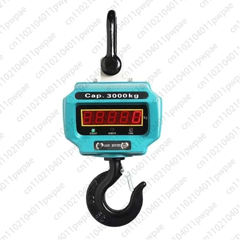 Industrial Electronic Hook Crane Scale 3Ton Heavy Duty Digital Hanging Scale With LED Display For Lifting Weighing