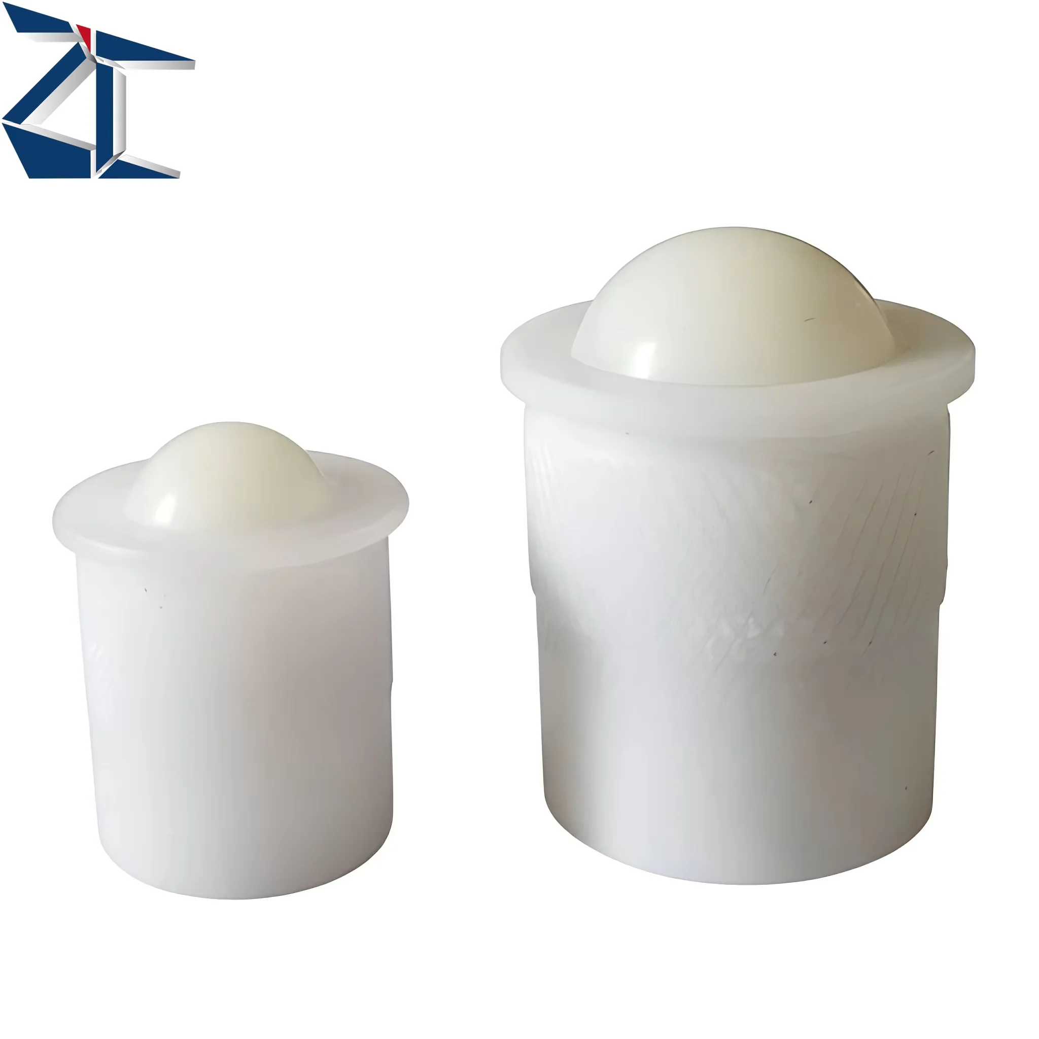 ZPFPR White Polyacetal Press Fit Roller Spring Ball Plungers Body Ball Light Duty Industrial Positioning OEM Customizable