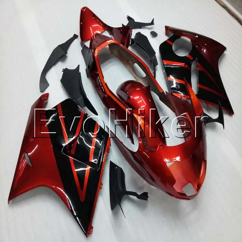 injection Fairings kit for CBR1100XX 1997 998 1999 2000 2001 2002 2003 red black ABS Plastic Bodywork Set