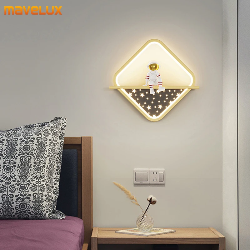 

Modern Creative Kid Bedroom Wall Lamp Living Room Bedside Study Room Wall Lights Home Decor Indoor Lighting Wall Hanging Lamps