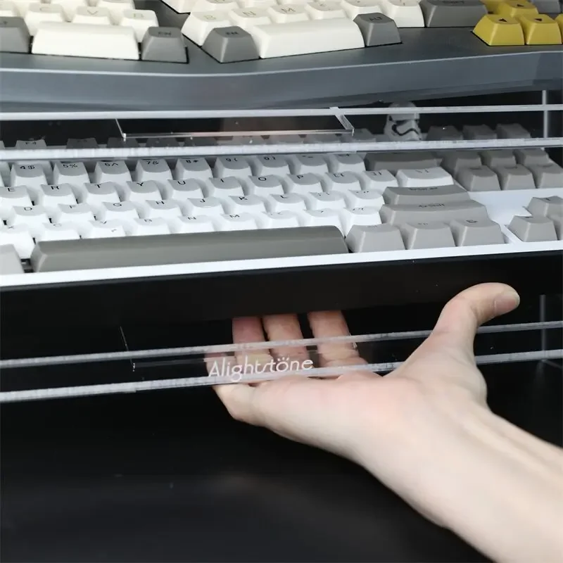 Alightstone mechanical keyboard display rack acrylic storage rack desktop drawer storage cabinet