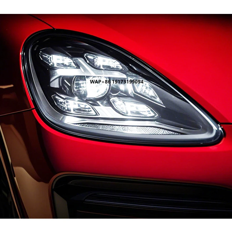 

For-Porsche-Cayenne 2018-2023 Car Modification Upgrade Kit Car Lights LED Modified Headlight