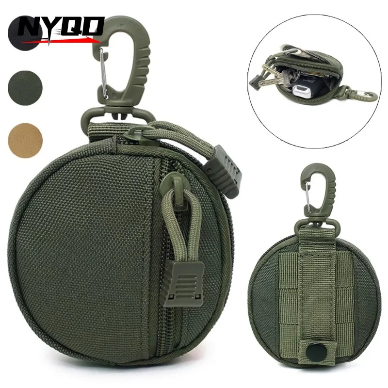 

Outdoor sport breathable 600D Oxford fabric waist bag, neutral and durable, portable key storage multi-functional accessory bag