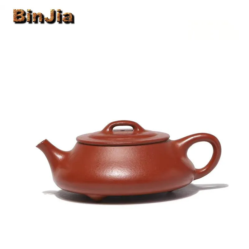 

150 мл антикварные чайники из фиолетовой глины Исин, известные художники, совок ручной работы, горшок с необработанной рудой, Чжу, грязевой чайник, Чайный сервиз Zisha, предметы для рукоделия, подарок