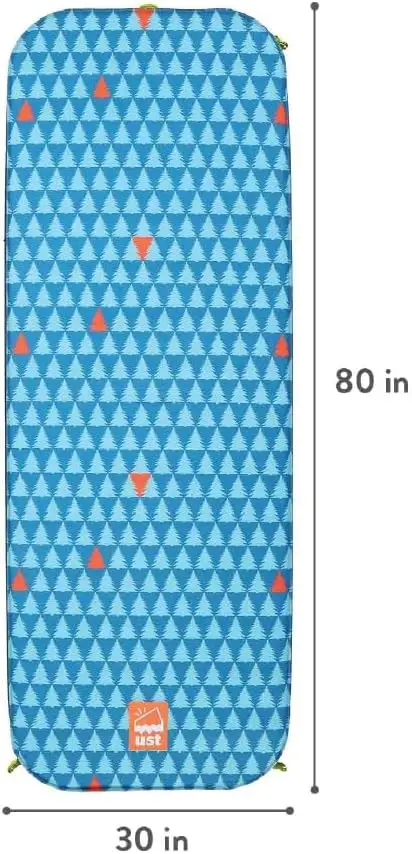 Self Inflating Sleeping Pad With Foam Mattress, Reversible Inflation/Deflation Valve And Carry Bag For Tent, Truck, Backyard Cam