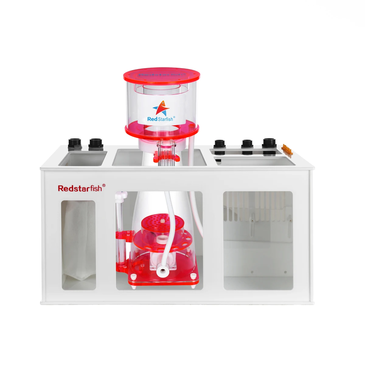 HOTRed Starfish OEM LOGO Saltwater Aquarium Sump Filter Acrylic Fish Tank Sump for Aquarium Filtration