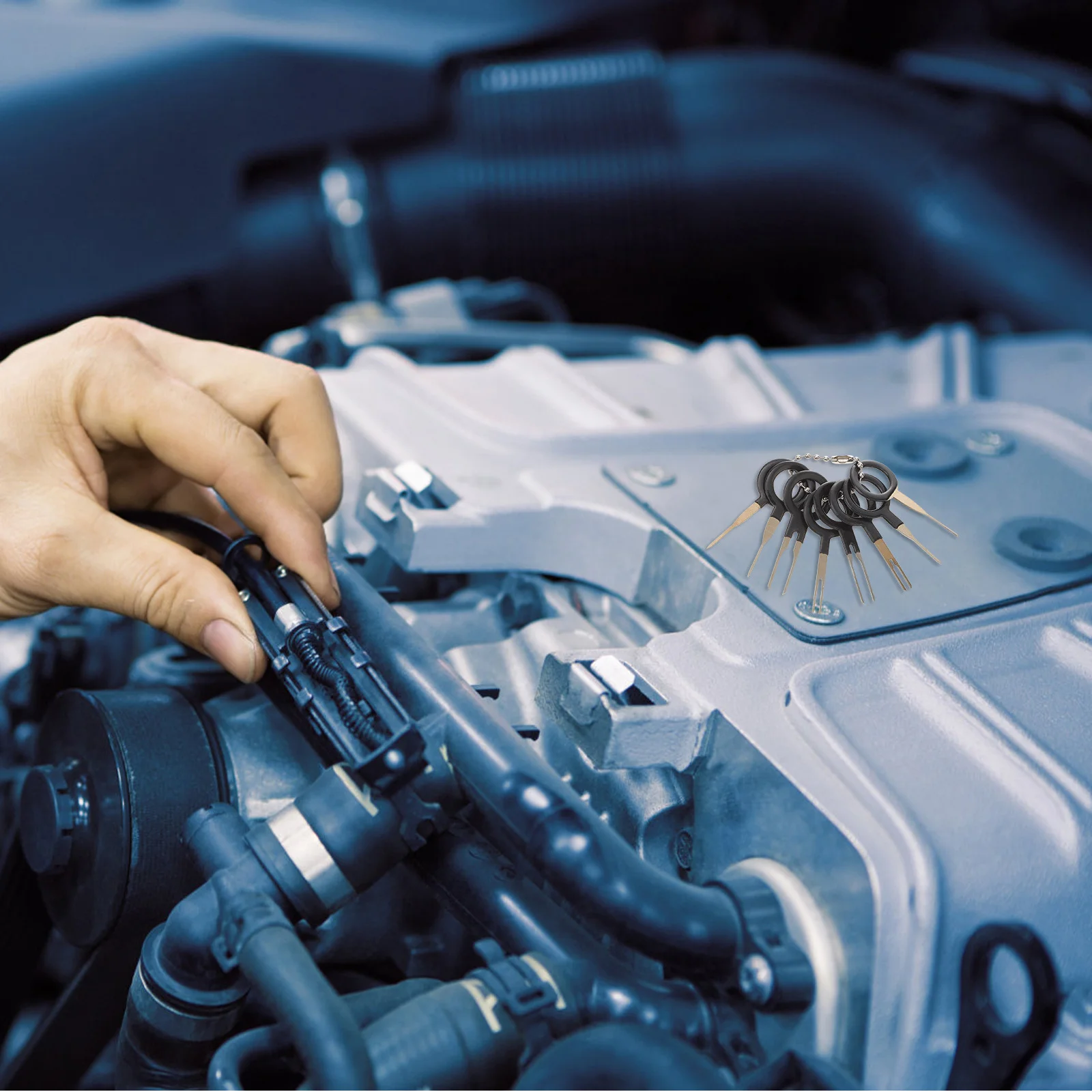 

73Pcs Car Terminal Removal Tool Kit Professional Auto Wire Pin Extractor Push Pull Depinning Tool Electrical Connector Repair