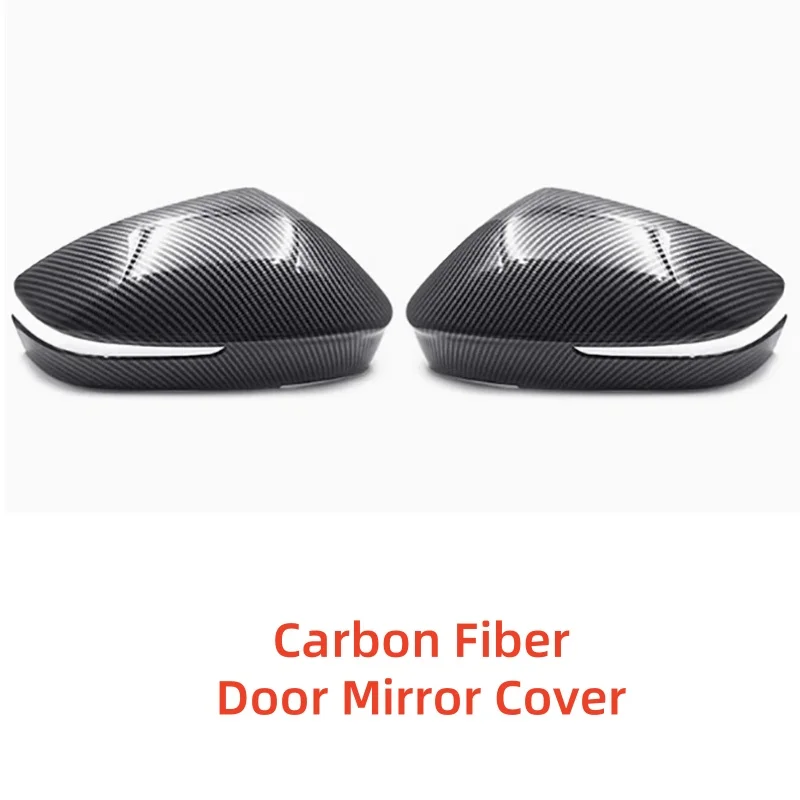 

Car Rearview Accessories Carbon Fiber Silver Side Mirror Cover Door Wing Mirror Frame Covers For Toyota Prius 60 2023 2024 2025