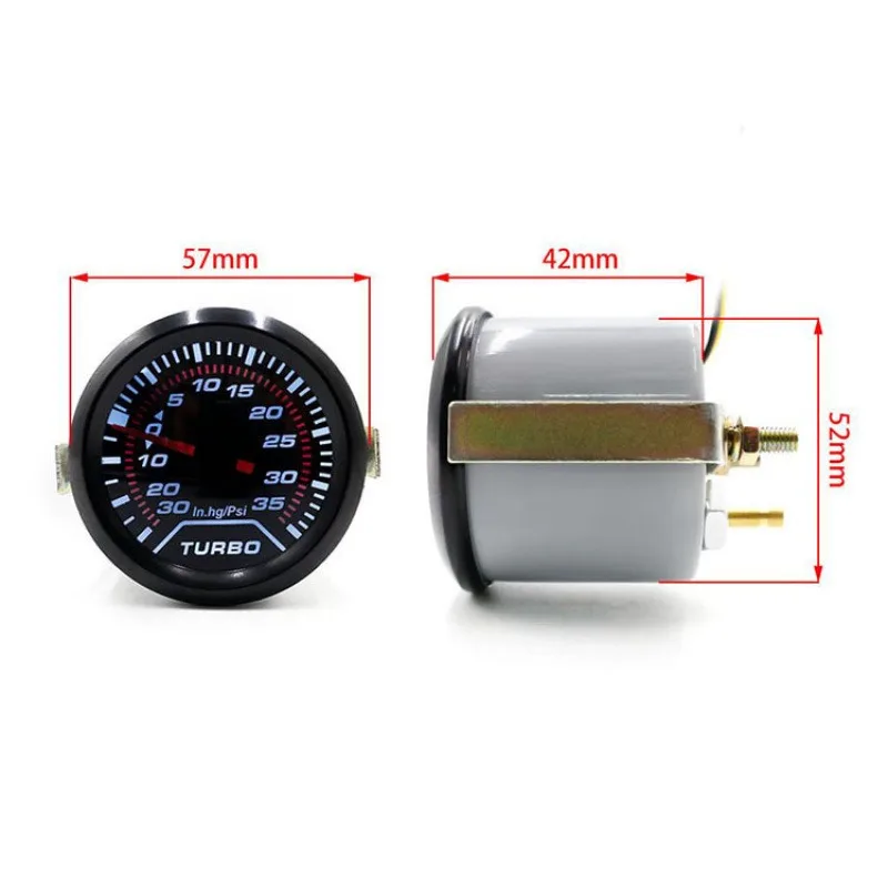 Auto Instrumentation Racing Instrumentation Modified LED Display Turbo Pressure Gauge
