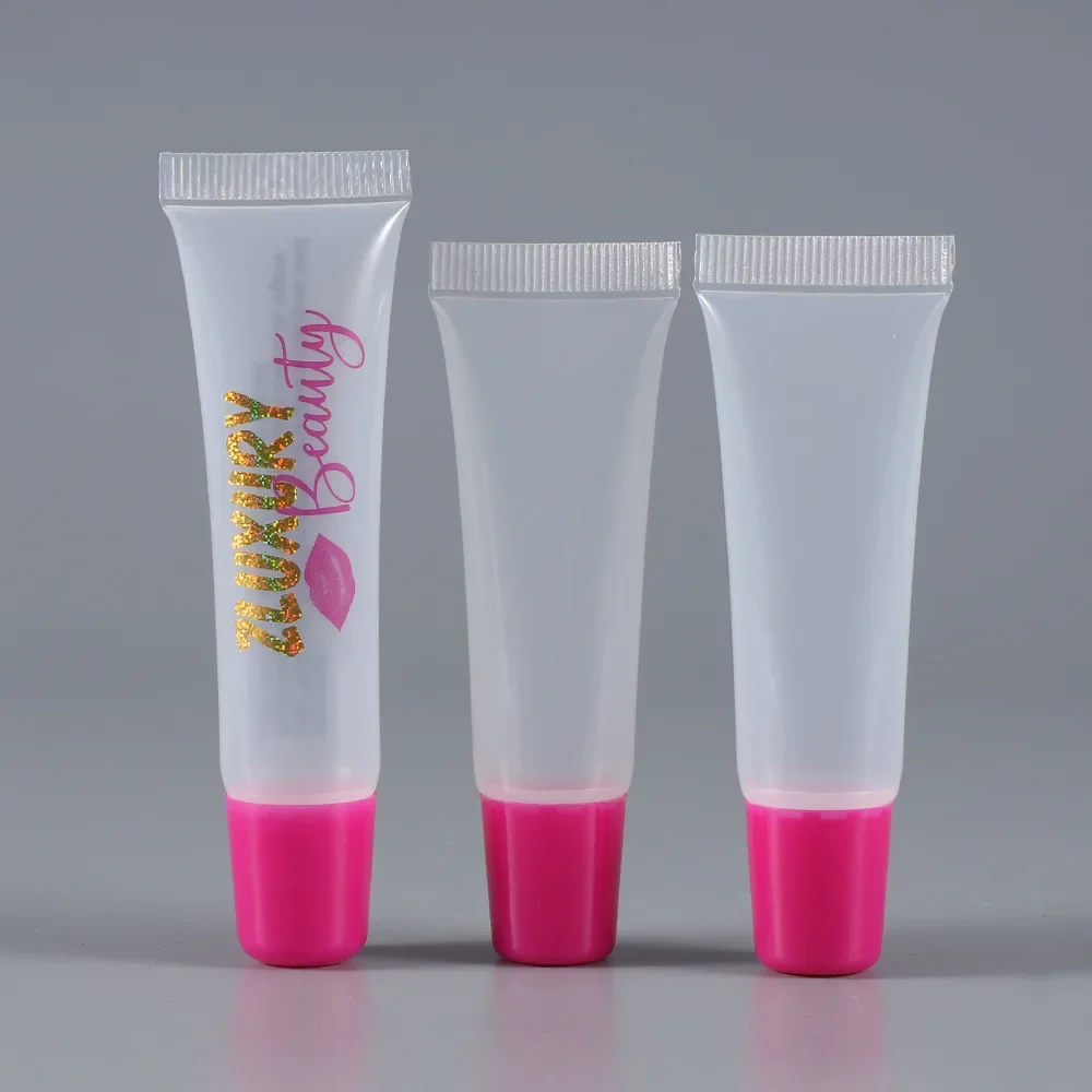 Portable Foundation Tubes Makeup Concealer Soft Box Cosmetic Lipstick Lip Balm Tubes Lip Gloss Empty Lip Glaze Squeeze Bottles