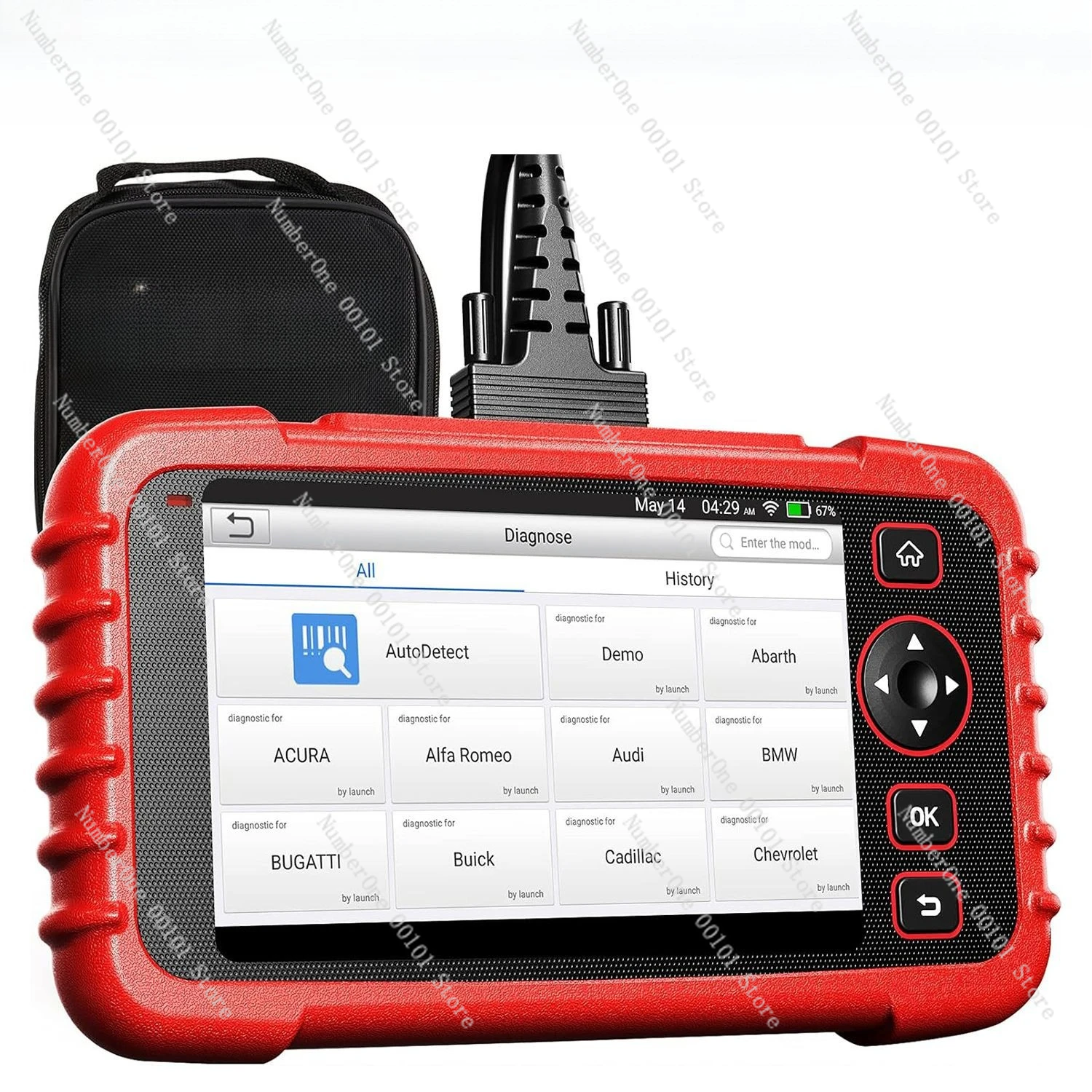 

X431 CRP129X — усовершенствованный автоматический диагностический инструмент с онлайн-обновленнями, многосистемным сканером