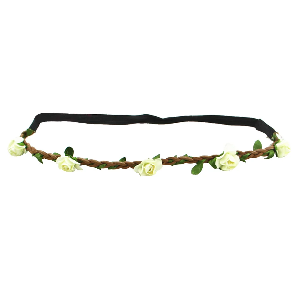 

7 шт., повязка на голову с цветком розы, повязки на голову с цветочным принтом, эластичный головной убор для свадебной вечеринки, фестивальной фотографии, для женщин и девочек
