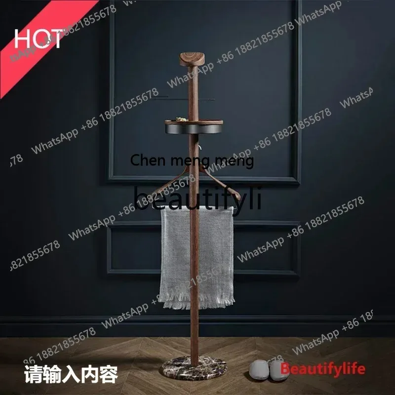 cn8617 LHY New Arrivals Light luxury solid wood floor-to-ceiling coat rack, household living room hanger, store-available coat r