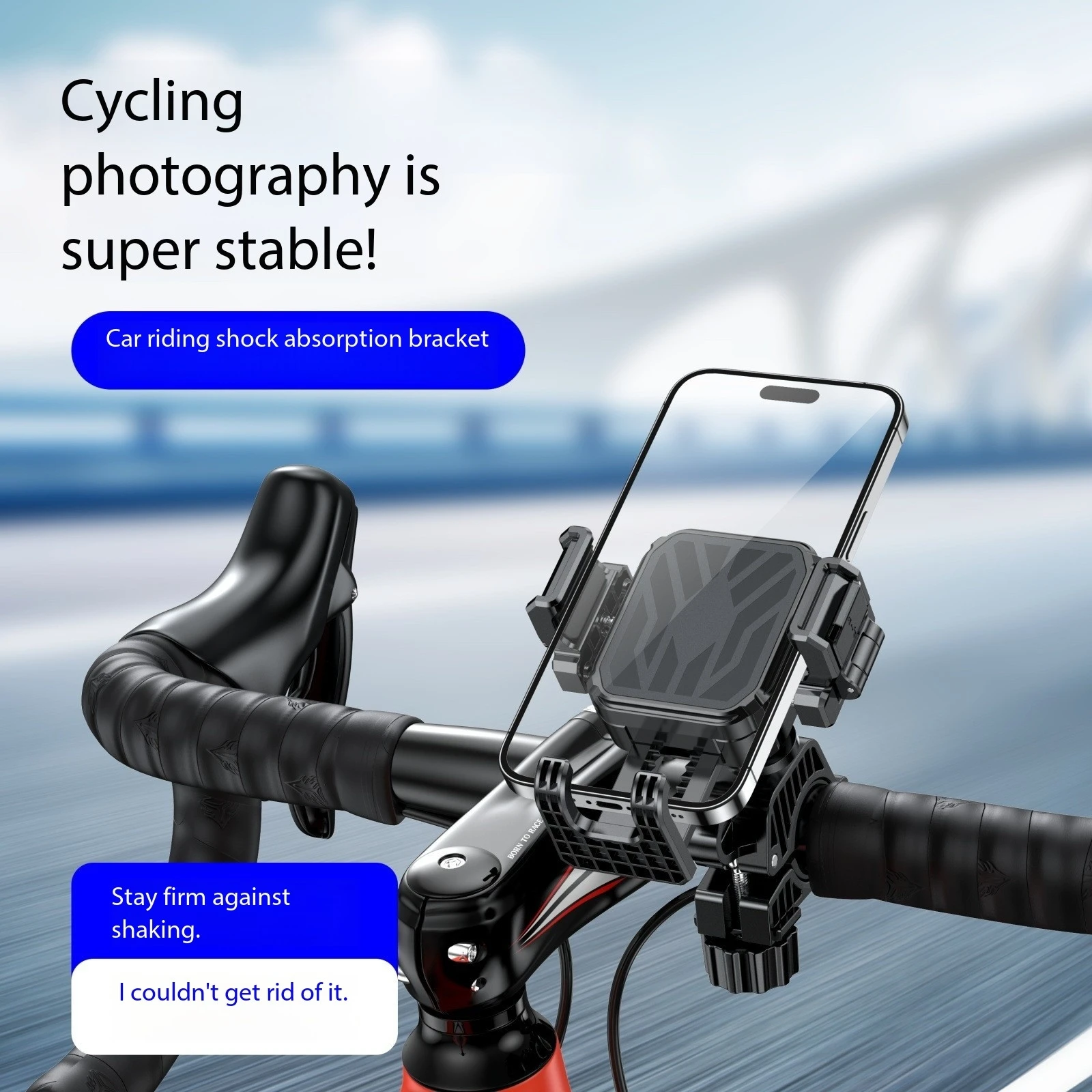 

Anti Vibration Motorcycle Handlebar Bicycle Rearview Mirror Cellular Support Mobile Phone Holder For Recording Smartphone Cradle
