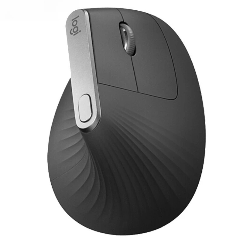 

Вертикальная беспроводная эргономичная мышь Logitech MX 57 ° Вертикальный угол Bluetooth USB перезаряжаемый бесшумный щелчок предотвращает запястный туннель