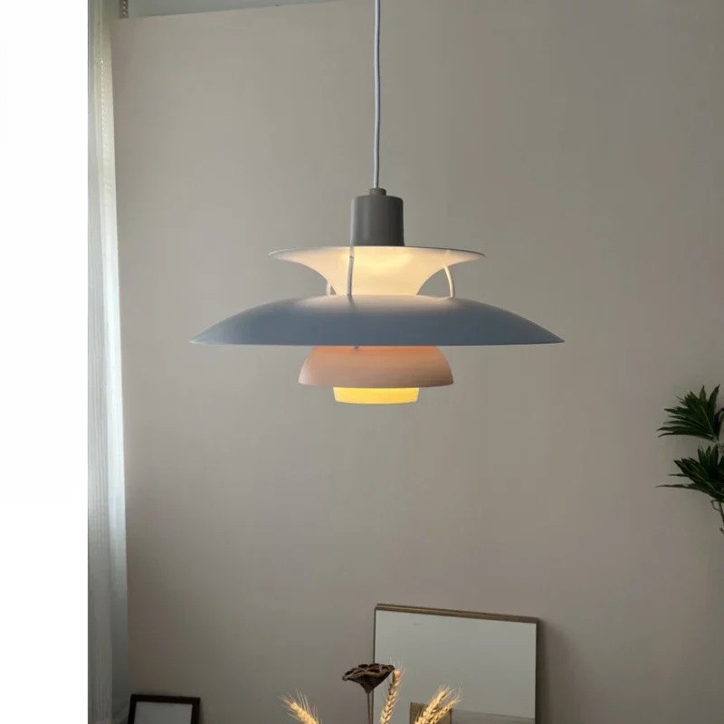 

Simple designer villa bar island industrial wind flying saucer lamps