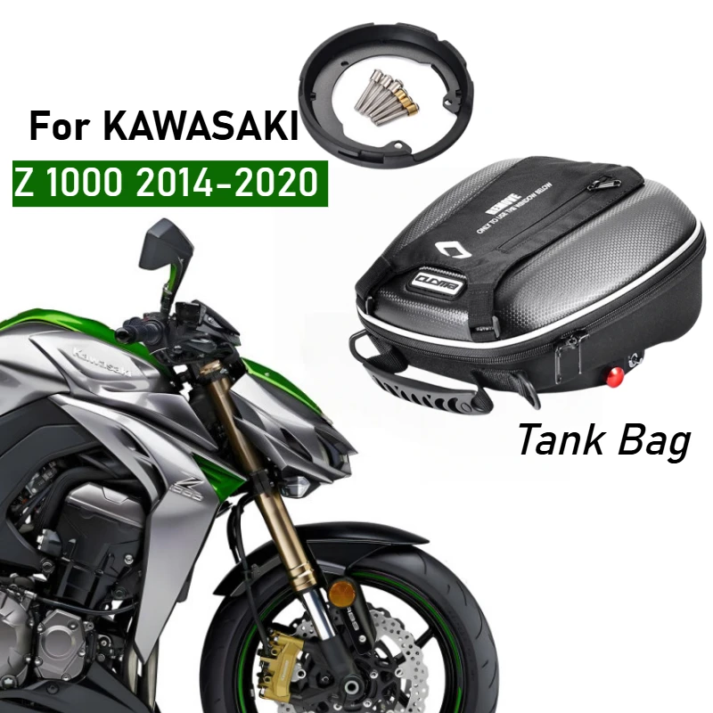 Tank Bag For KAWASAKI Z 1000 Z1000 2014-2020 Motorcycle Top Case Saddle Backpack  Waterproof Luggage Navigation Quick Lock