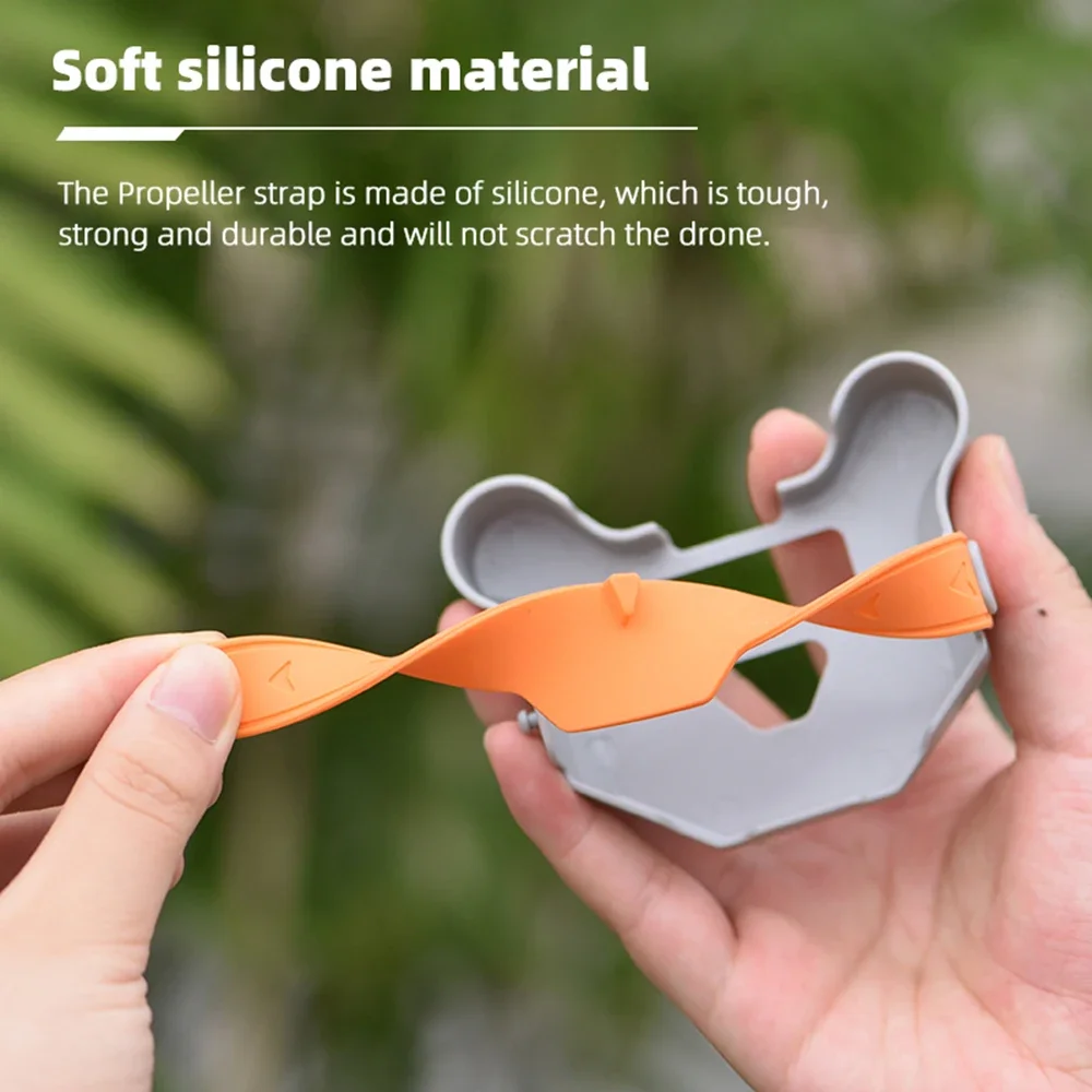 حامل المروحة ثابت لـ DJI Mini 2/Mini 4K RC-N1 الطائرة بدون طيار أجنحة استقرار حامي حزام الدعائم جبل كوادكوبتر الملحقات