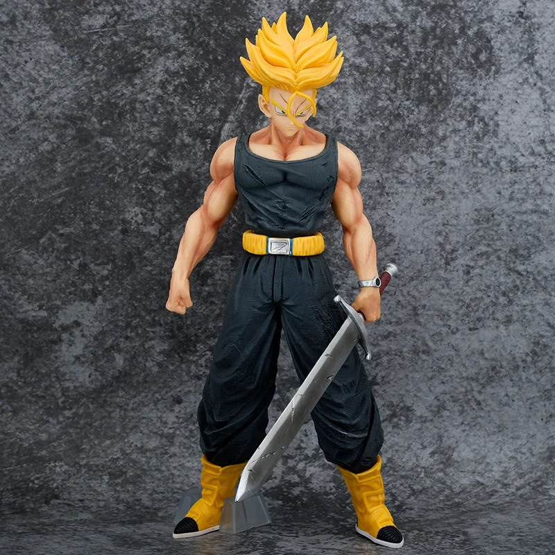 

Dragon Ball Trunks Super Saiyan 40cm Extra Large Anime Figure Statue, Decorative Toy Model, Desktop Ornament, Collectible Doll