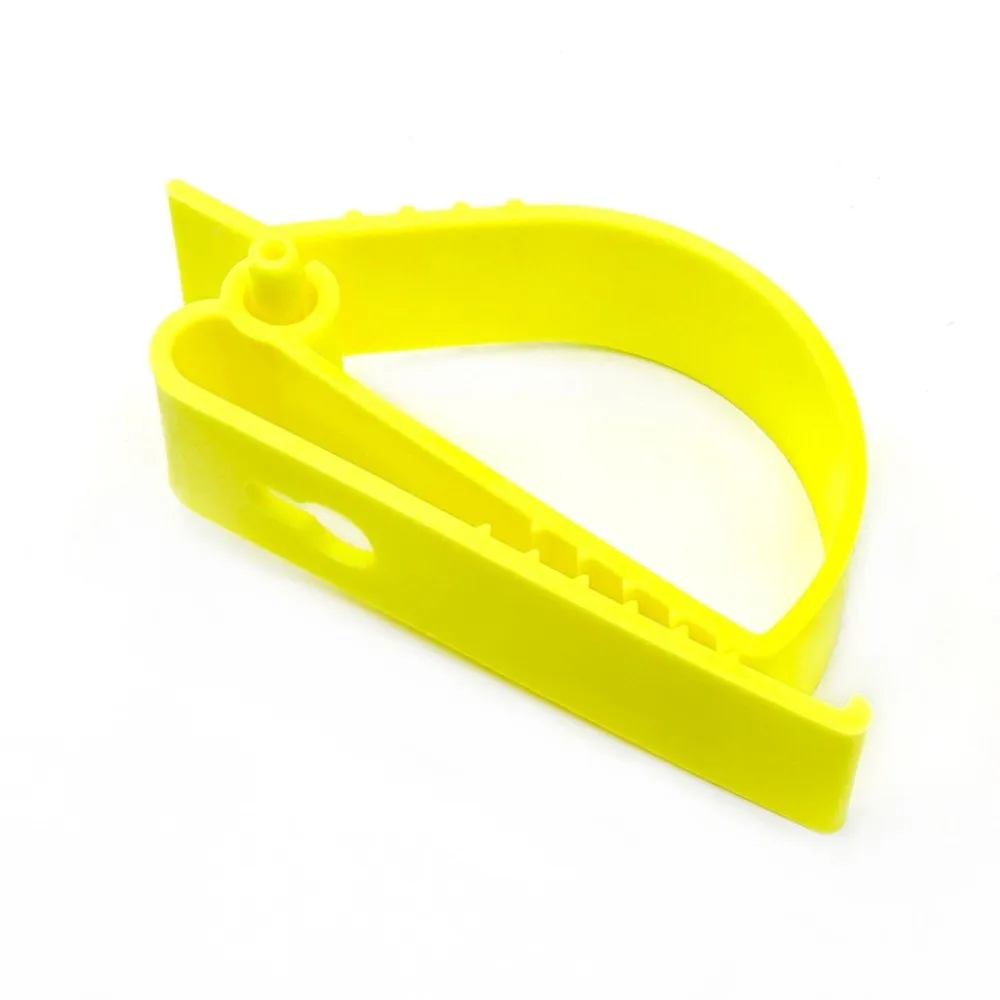 POM Safety Helmet Clamp D Ring Ratchet Lock Key Chains Clips Adjustable Strap Lightweight Earmuffs Clamp Hard Hat Accessories