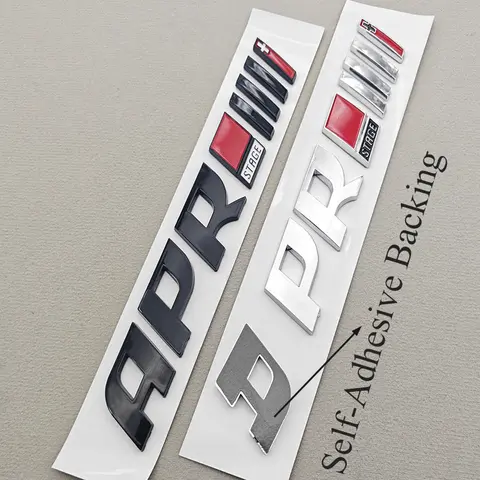 3D ABS bilstyling APR steg III emblem bilklistermärke för baksida för Volkswagen CC Golf 6 7 Audi A4 A6 A8 tillbehör 10 best sales Aprilföreställning - №8