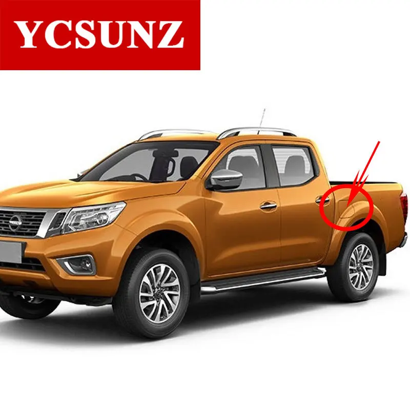 Matte black Fuel Tank Cover For Nissan Navara Np300 2015 2016 2017 2018 2019 2020 Tank Cap For Nissan Frontier 2016 Double Cabin