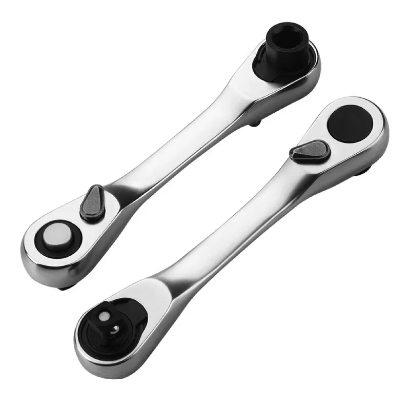 1/4 Inch double head quick ratchet wrench,Wrench Screwdriver Hex Torque Wrenches Set 2-in-1 ratchet wrench