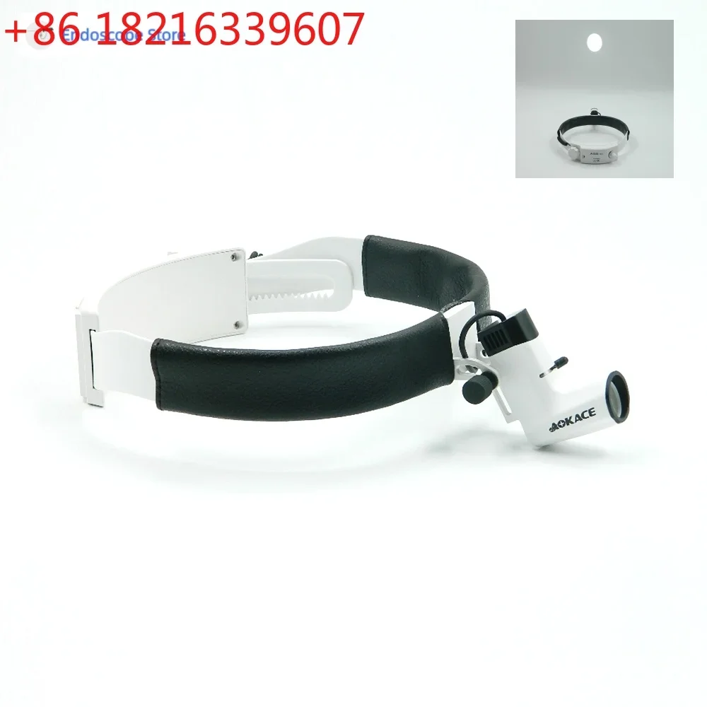 YAO Medical Ultralight Wireless LED Inspect Examination Head Light Lamp Surgery ENT Pets Veterinary Adjustable Rechargeable