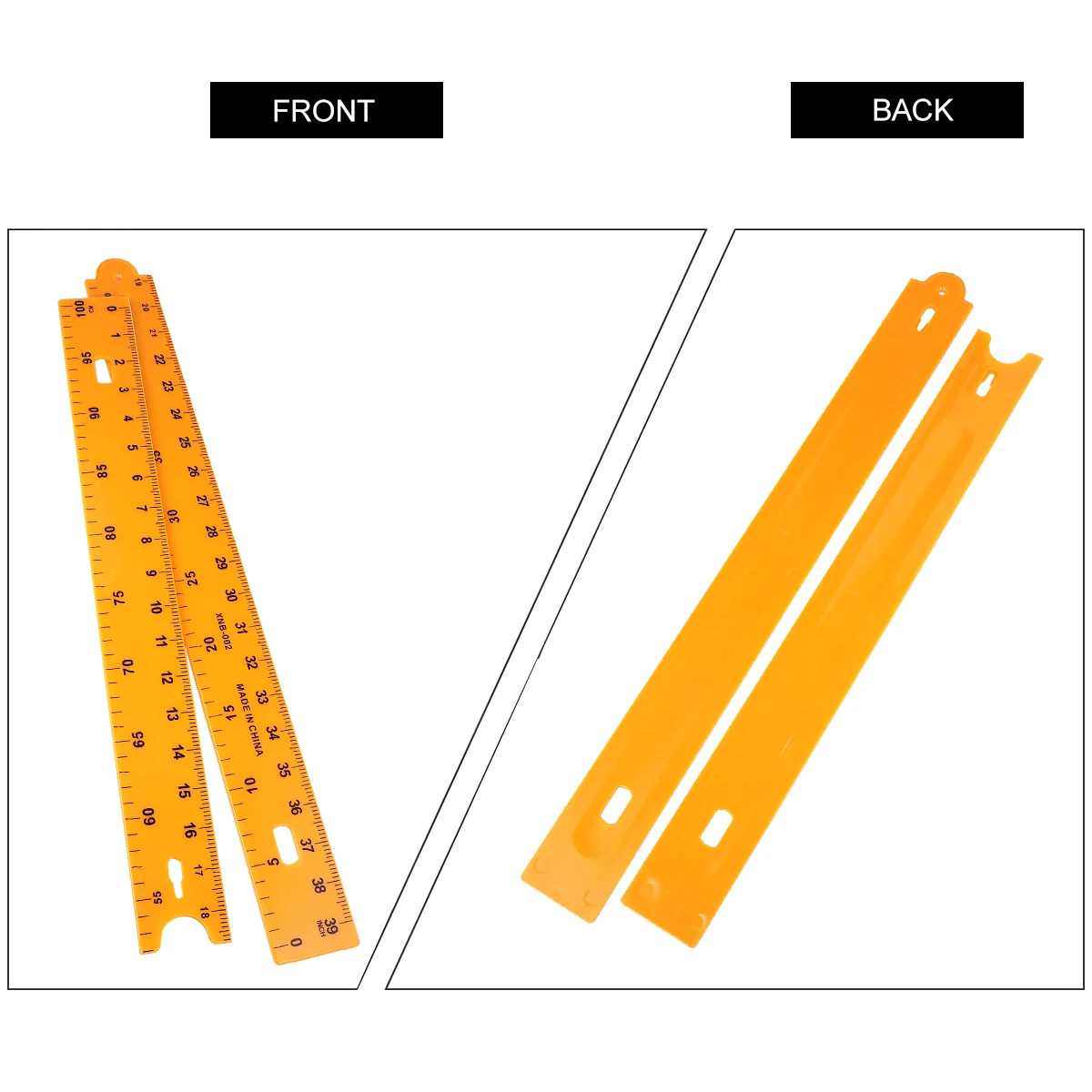 

Plastic Sectional Ruler Yellow Handle Math Teaching Measuring Tool Accurate Calibration Adjustable Length Drawing Office