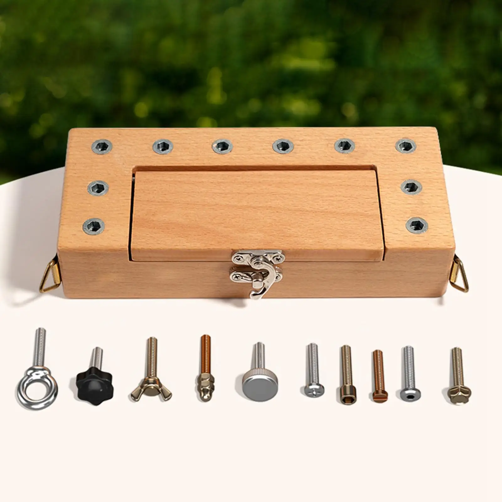 

Kids Wrench Toy Wooden Educational Tools Set Montessori Skills Toy for Child Learning Activities