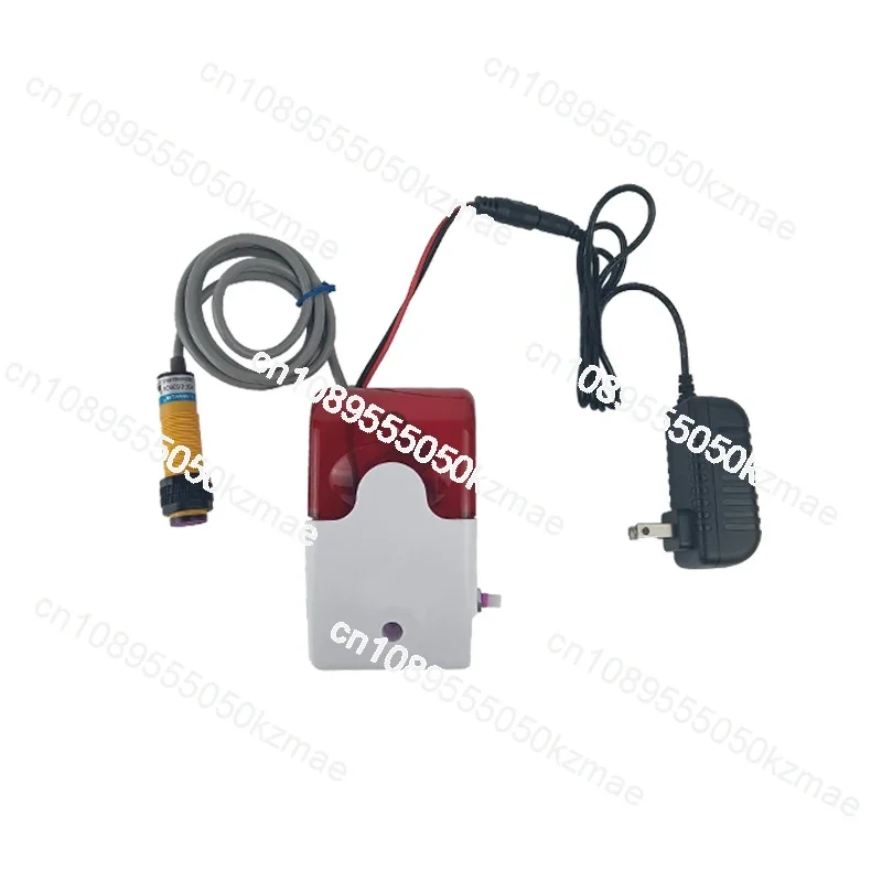 Suitable for edge banding machine broken belt alarm device non-punching infrared induction lack warning light