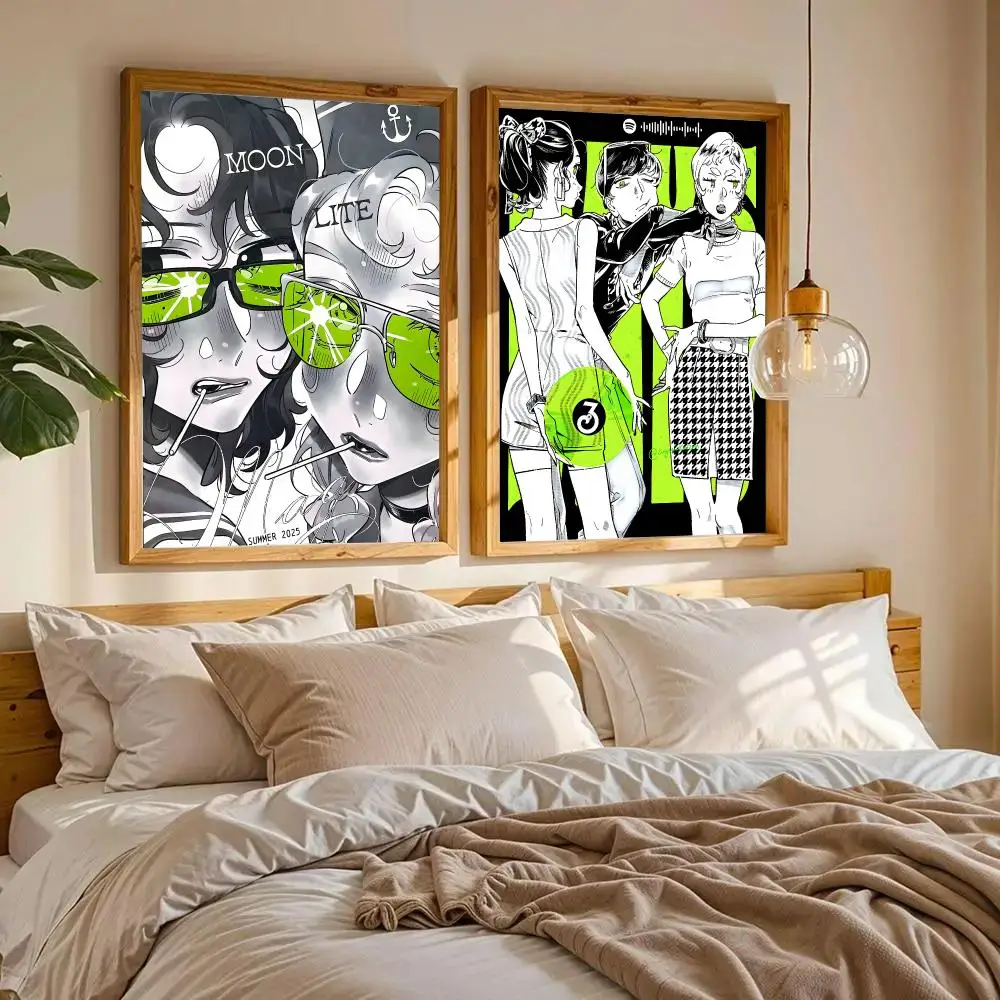 P-Pierce The Veil Poster Wall Art Wall Stickers Home Living Room Bedroom Bar Office Decor Prints Personalized Gift