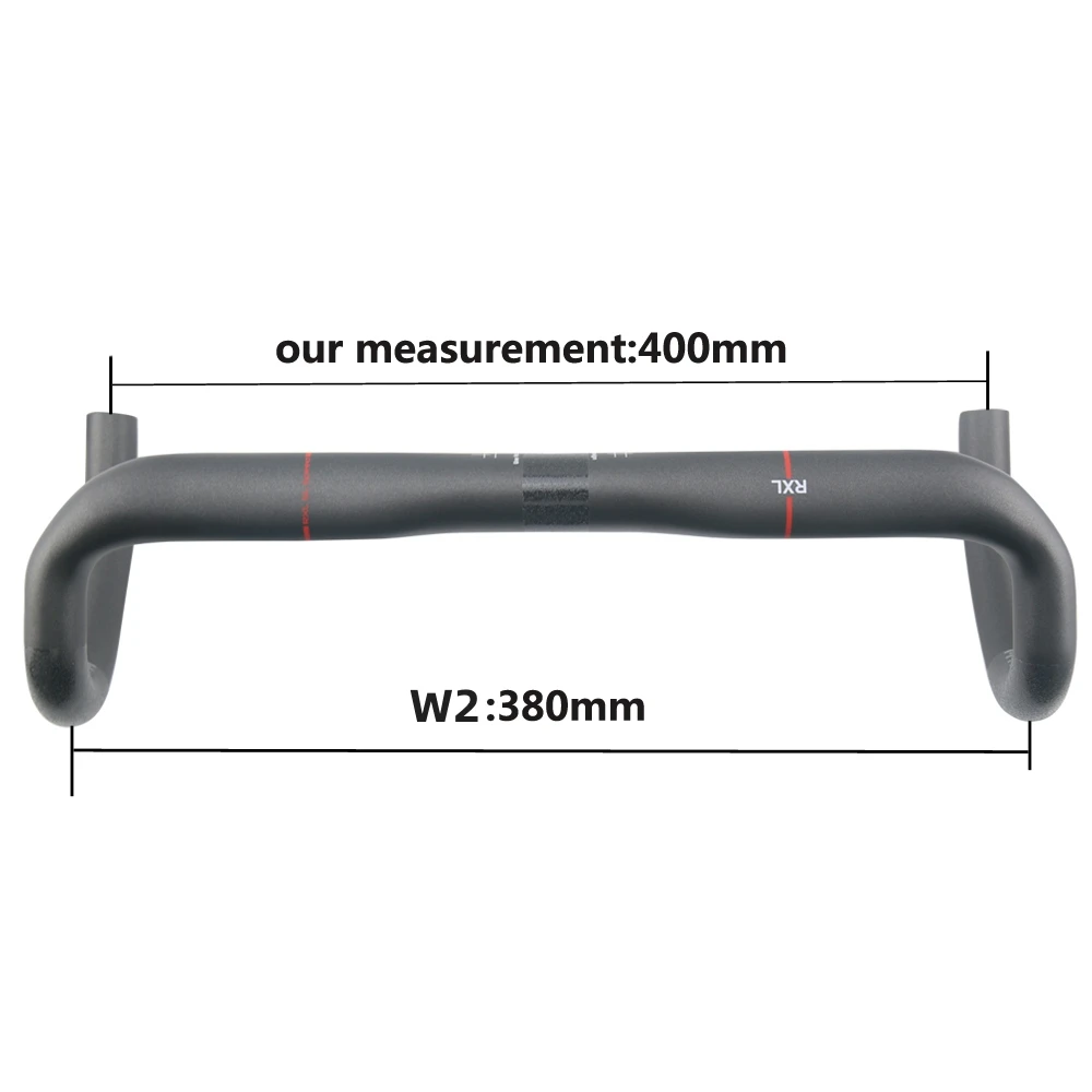 RXL SL 31,8 mm Carbon Drop Bar Rennrad Lenker 380/400/420/440 mm UD Matte Externe Routing Rennrad Lenker