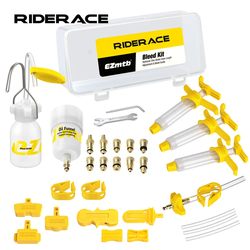 

Bicycle Hydraulic Disc Brake Oil Bleed Kit Tools For SHIMANO,SRAM, MAGURA,Avid,Series MTB Road Bike Brake Repair Tool Universal
