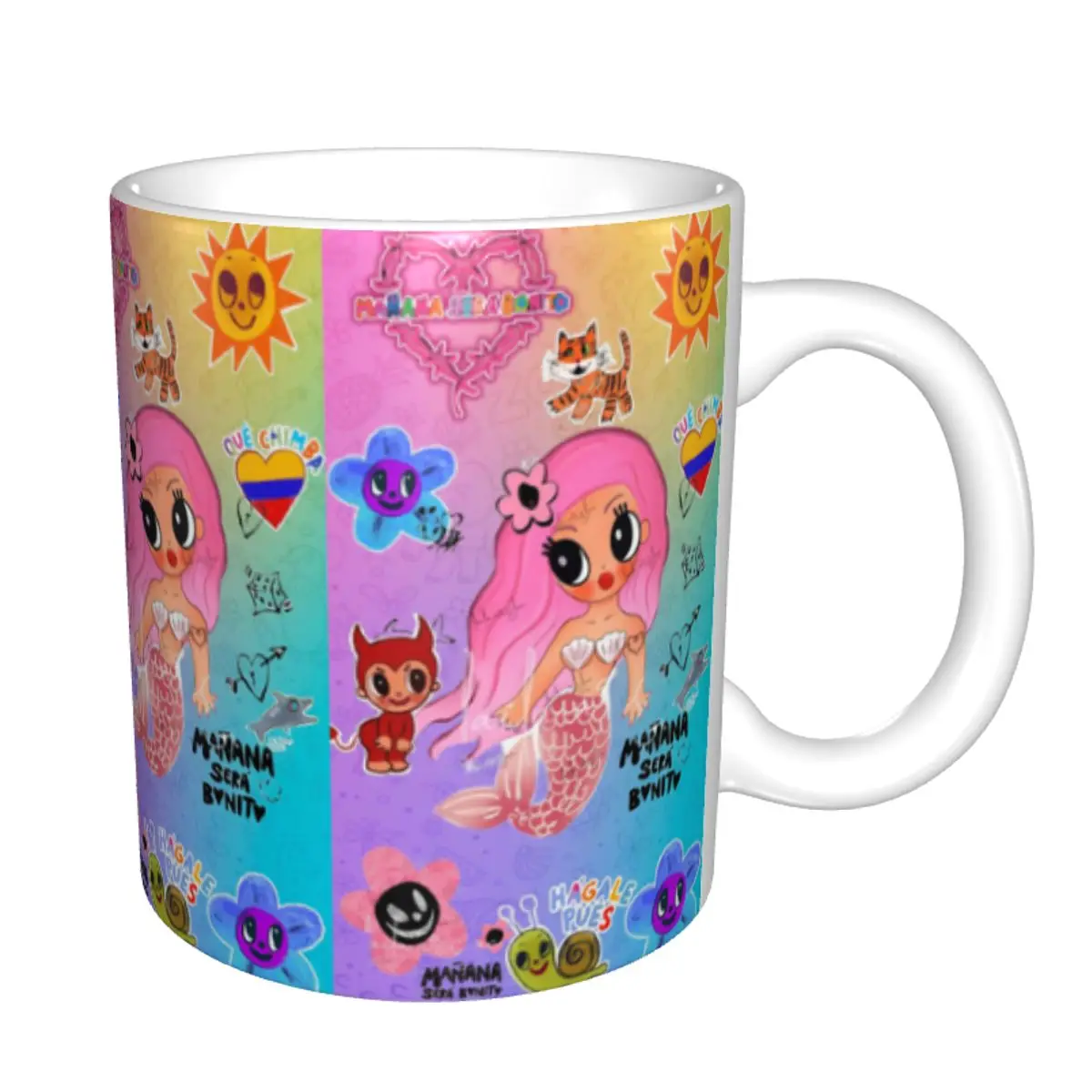 Customized Singer Karol G Coffee Mug DIY Ceramic Tea Milk Mug