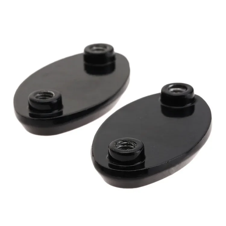 Motorcycle Mirrors Block Off Base Plate Engraved Mirror Base Plate For Kawasaki ZX-636/ZX-6R/ZX-6RR 2005-2008 ZX-10R 2004-2007 4