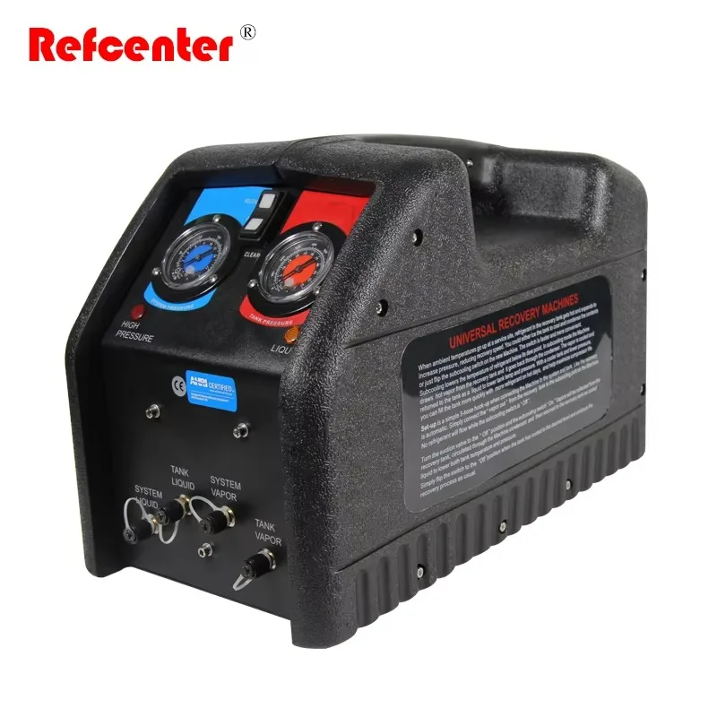 

Gas recirculation unit Refrigerant recovery machine 1/2HP RM12A