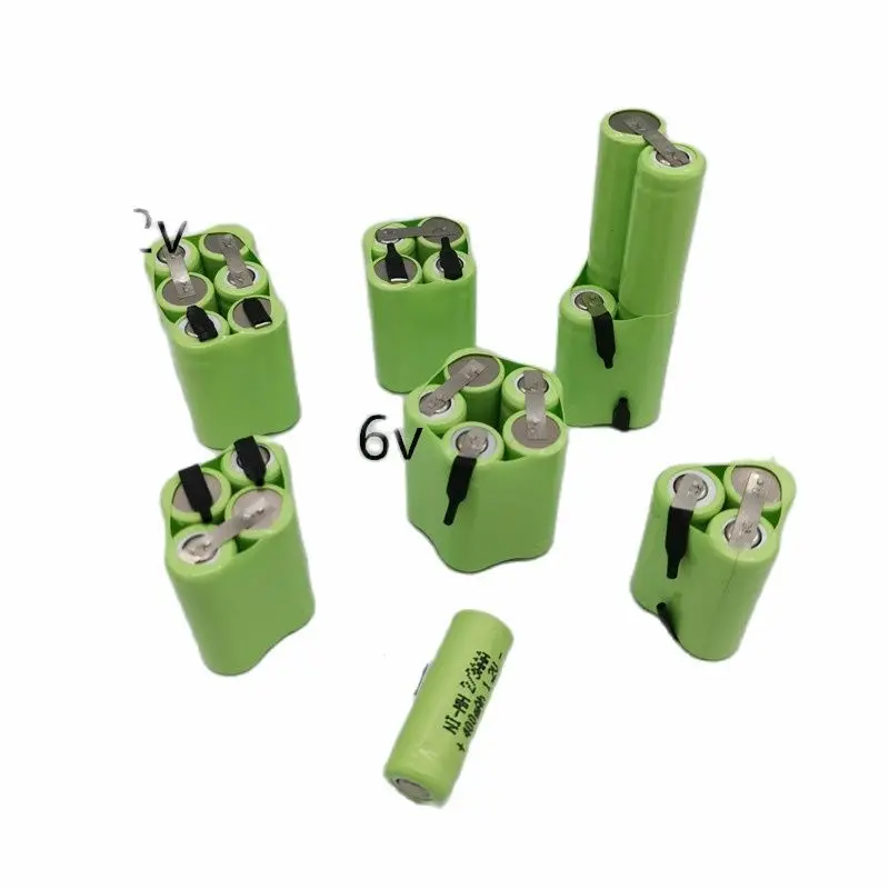 2/3aaa 400Mah 1.2V 3.6V 4.8V 6V Nimh Accessoires Voor Batterijonderdelen