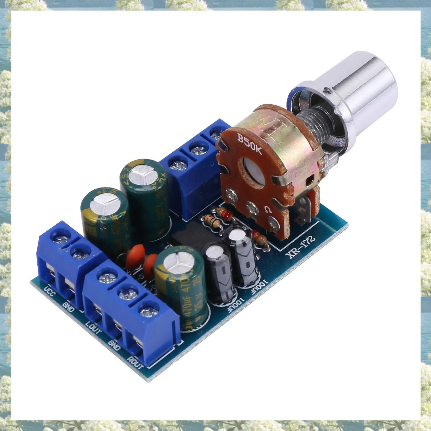 Новый-TDA2822 TDA2822M Мини 2,0-канальный 2X1 Вт стерео аудио усилитель мощности плата DC 5 В 12 В АВТОМОБИЛЬНЫЙ модуль потенциометра управления громкостью