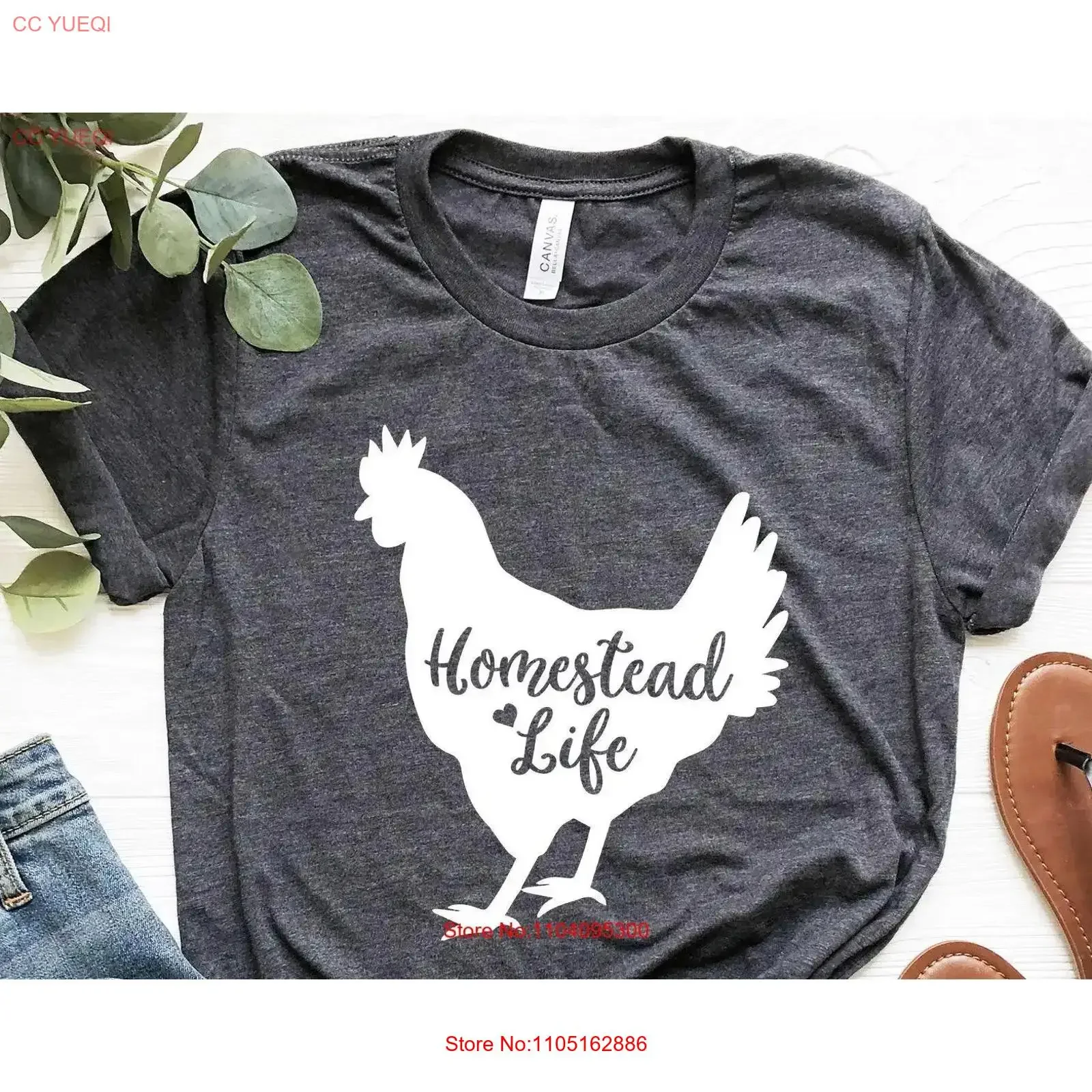 Homestead Life T Shirt Homesteading chicken Farm Off Grid for Homesteader Women vintage Washed Breathable Slightly homme