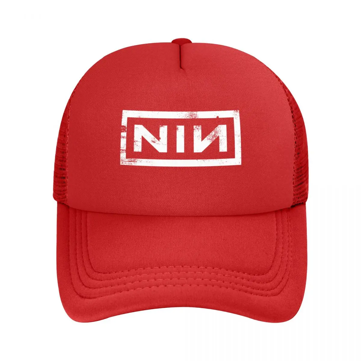 NIN Music Band Mesh Baseball Caps Adult Fashion Sun Cap Nine Inch