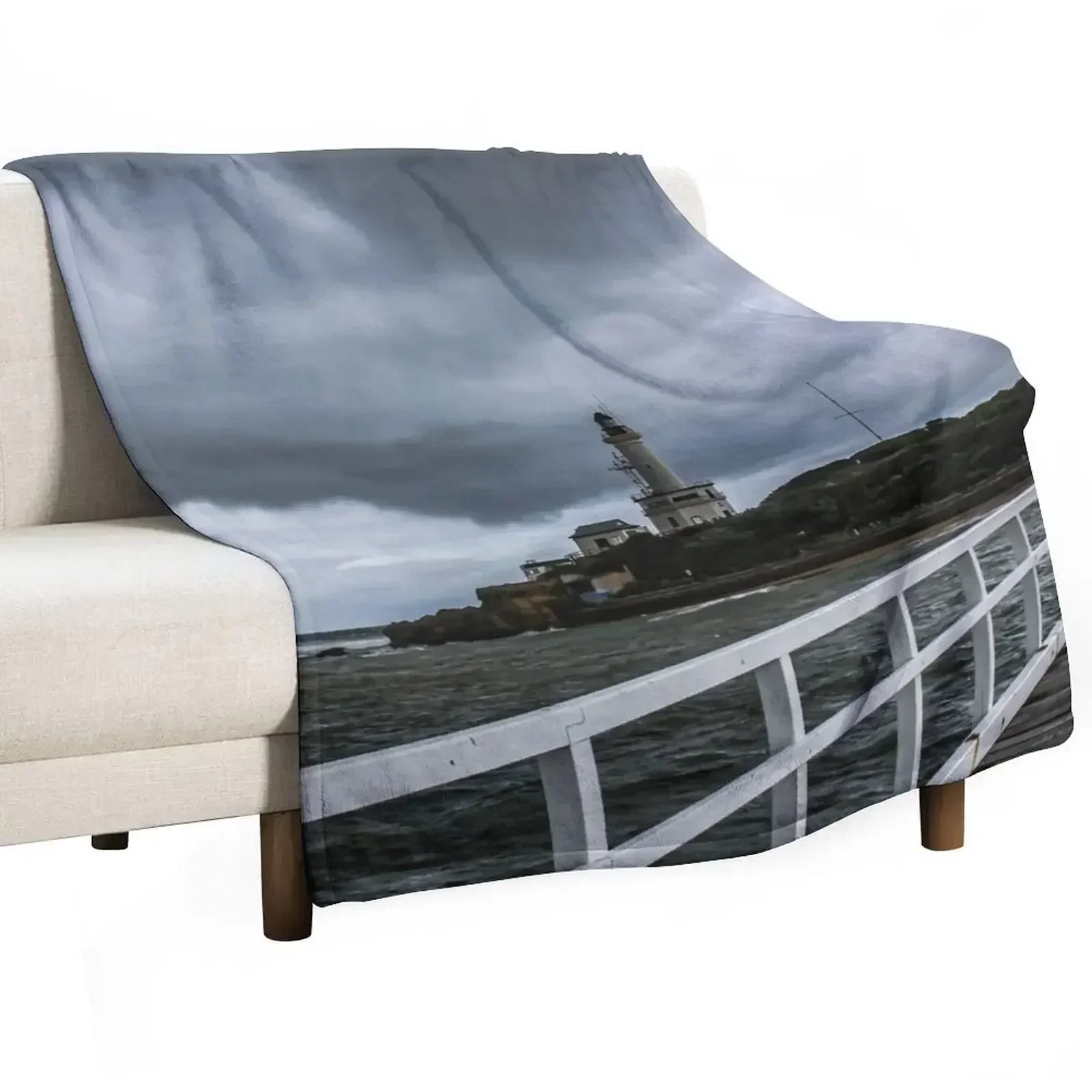 Light My Way Through The Storm Throw Blanket Flannel Fabric for winter Custom funny gift Blankets