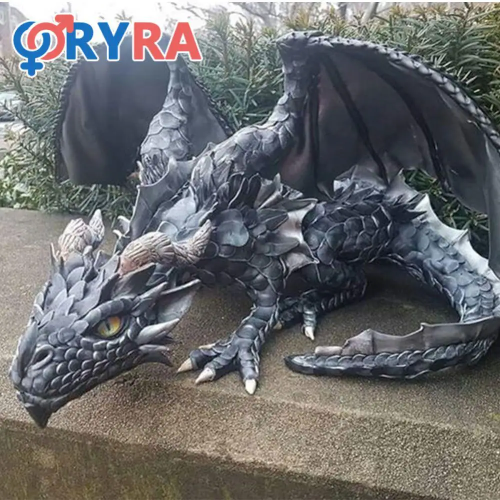 

Resin Statue High-quality Resin Unique Design Exquisite Captivating Durable Impressive Durable Resin Figurine Dragon Sculpture