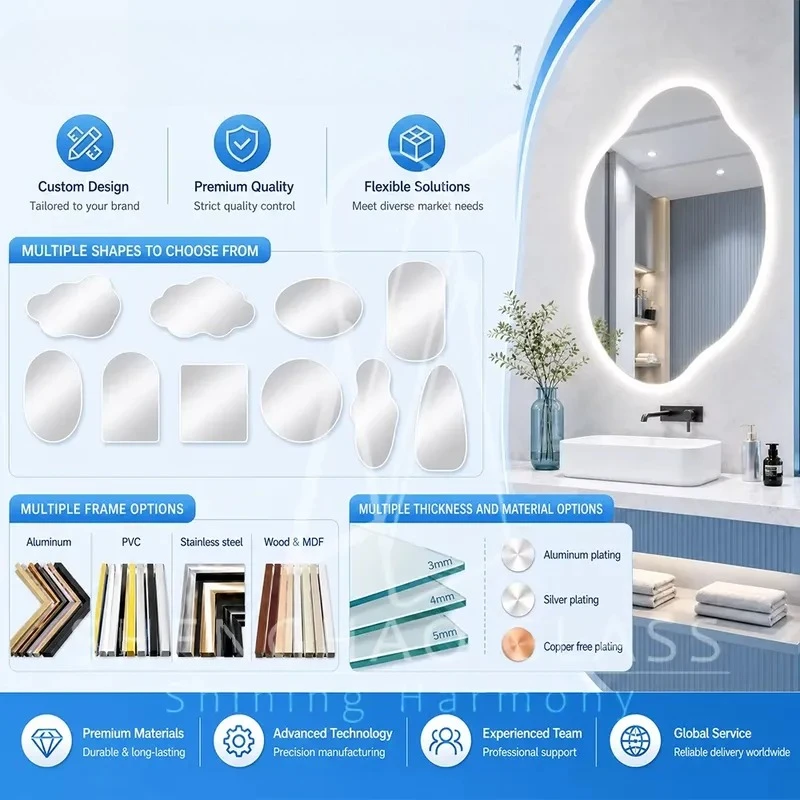 for  Size High Definition Metal Floor Mirror with Rounded Corners Modern Minimalist Design for Home Decor Dressing Room