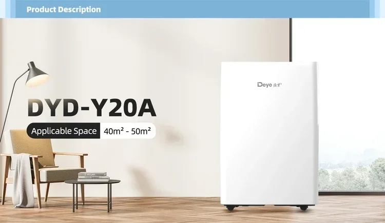 Deye DYD-Y20A 20L المدمج في المؤين جديد الذكية واي فاي آلة مزيل الرطوبة لتنقية الهواء مزيل الرطوبة المنزلية